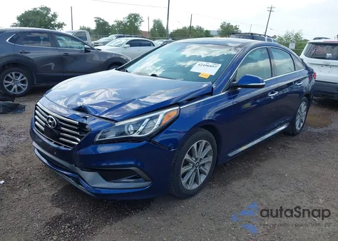 2016 Hyundai Sonata Limited z USA, uszkodzony, nr VIN 5NPE34AF6GH278390